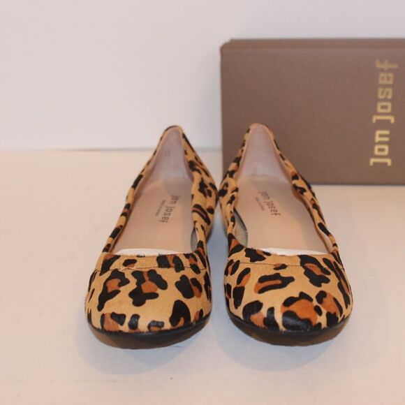 NWT Anthropologie Jon Josef Maya Leopard Comb Loafers Flats size 5 - Picture 3 of 11